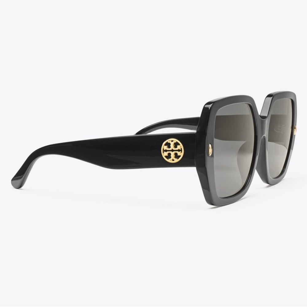 Tory Burch Black and Gold Sunglasses